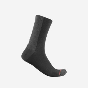 Black Men Castelli BANDITO WOOL 18 Socks | 476315-SFW