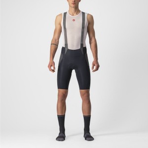 Black Men Castelli FREE UNLIMITED Bib Shorts | 051279-TXM