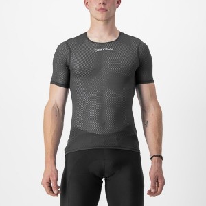 Black Men Castelli PRO MESH 2.0 SHORT SLEEVE Base Layer | 270531-UFV