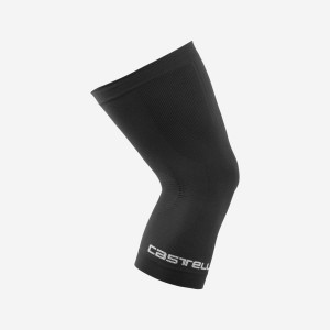 Black Men Castelli PRO SEAMLESS KNEE WARMER Leg Warmer | 439610-ZNG