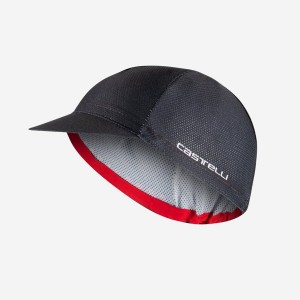 Black Men Castelli ROSSO CORSA 2 Cap | 936514-GJV