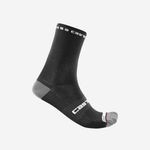 Black Men Castelli ROSSO CORSA PRO 15 Socks | 723409-HUJ