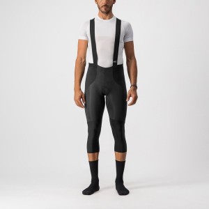 Black Men Castelli SORPASSO RoS BIB KNICKER Leggings | 190582-NGI