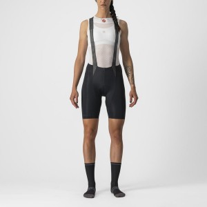 Black Women Castelli FREE AERO RC W Bib Shorts | 392810-UXC