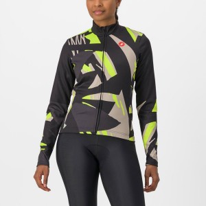 Black Women Castelli TROPICALE LS Jersey | 245980-BLG