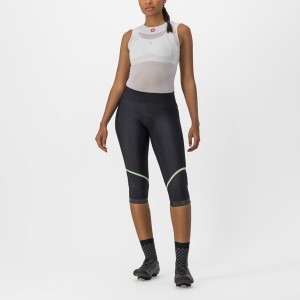 Black / Mint / Black Women Castelli VELOCISSIMA THERMAL KNICKER Leggings | 038967-XZN