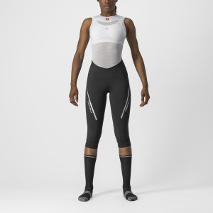 Black / Silver Women Castelli VELOCISSIMA 3 KNICKER Leggings | 264057-YOJ