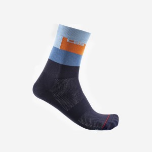 Blue Men Castelli BLOCCO 15 Socks | 658201-DNA