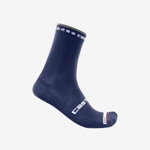 Blue Men Castelli ROSSO CORSA PRO 15 Socks | 357018-XJU