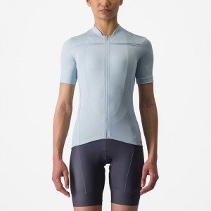 Blue Women Castelli ANIMA 4 Jersey | 105893-AWZ