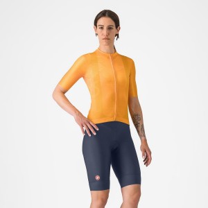 Blue Women Castelli ESPRESSO W DT Bib Shorts | 472380-XFS