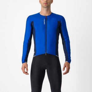 Blue / Blue Men Castelli FLY JACK-SEY Jackets | 038154-OXL