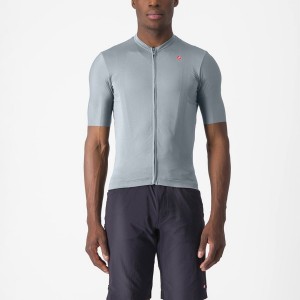 Blue / Grey Men Castelli UNLIMITED ENTRATA 2 Jersey | 925014-WLR