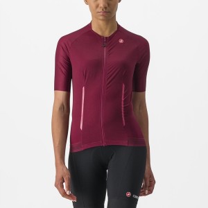 Burgundy Women Castelli ENDURANCE W Jersey | 570641-WEK