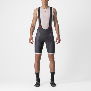 Dark Grey / Silver Grey Men Castelli COMPETIZIONE KIT Bib Shorts | 671248-BOP