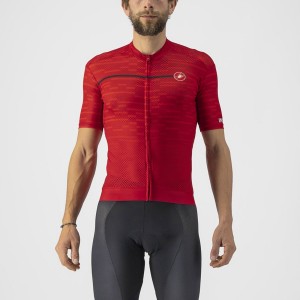 Dark Red Men Castelli INSIDER Jersey | 425180-CSJ