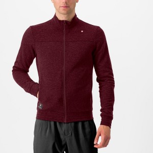 Deep Burgundy Men Castelli VIGORELLI TRACK Casual | 528601-KDJ