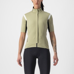 Green Women Castelli GABBA RoS 2 W Jackets | 945623-LPC