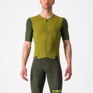 Green / Deep Green Men Castelli PREMIO Jersey | 942186-PKY