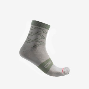 Grey Women Castelli CLIMBER'S 3.0 12 CM Socks | 396510-TJD