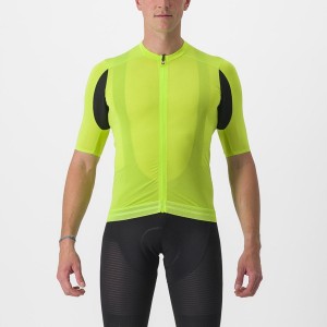 Light Green Men Castelli SUPERLEGGERA 3 Jersey | 064385-DBK