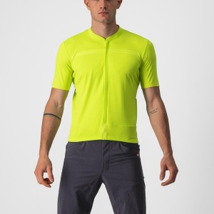 Light Green Men Castelli UNLIMITED ALLROAD Jersey | 438609-SMA