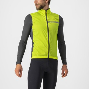 Light Green / Dark Grey Men Castelli SQUADRA STRETCH Vest | 261784-BSV