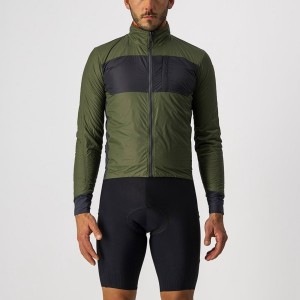 Light Green / Dark Grey Men Castelli UNLIMITED PUFFY Jackets | 793216-YCR