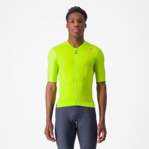 Light Green / Deep Green Men Castelli ESPRESSO Jersey | 916250-WPC