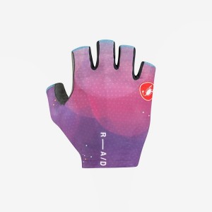 Multicolor Purple Men Castelli COMPETIZIONE 2 Gloves | 284970-RDB