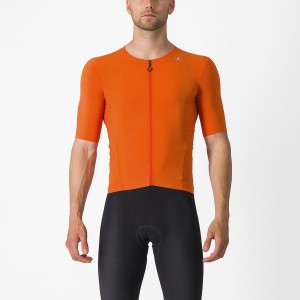 Orange Red Men Castelli PREMIO Jersey | 508923-YZS