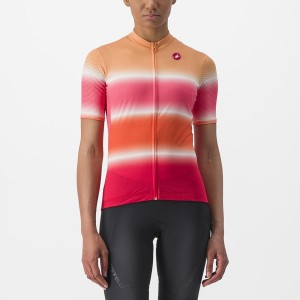 Orange Women Castelli DOLCE Jersey | 178560-RPI