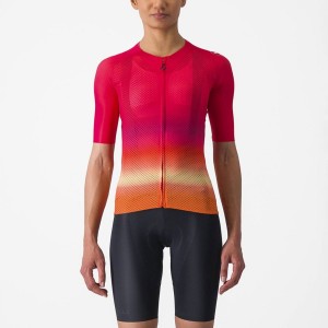 Pink Women Castelli CLIMBER'S 4.0 W Jersey | 021834-SDC