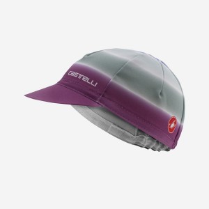 Purple White Women Castelli DOLCE Cap | 825476-FNH