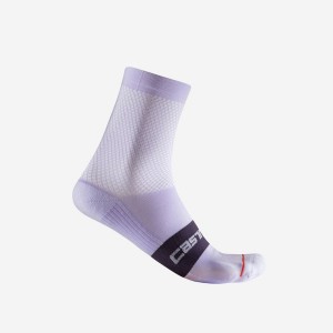 Purple Women Castelli ESPRESSO W 12 Socks | 985630-SVN