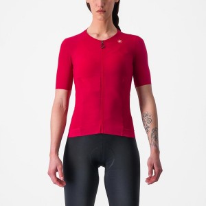 Red Women Castelli PREMIO W Jersey | 786192-NXW