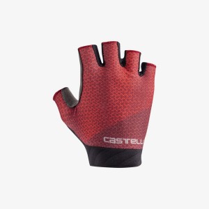 Red Women Castelli ROUBAIX GEL 2 Gloves | 573210-FEZ