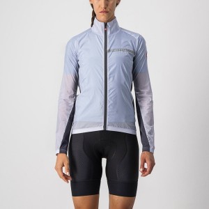 Silver Grey / Dark Grey Women Castelli SQUADRA STRETCH W Protection | 102973-VWB