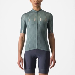 Turquoise Women Castelli DIMENSIONE Jersey | 039178-JPA