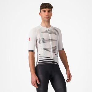 White / Black Men Castelli CLIMBER'S 4.0 Jersey | 289431-JFI