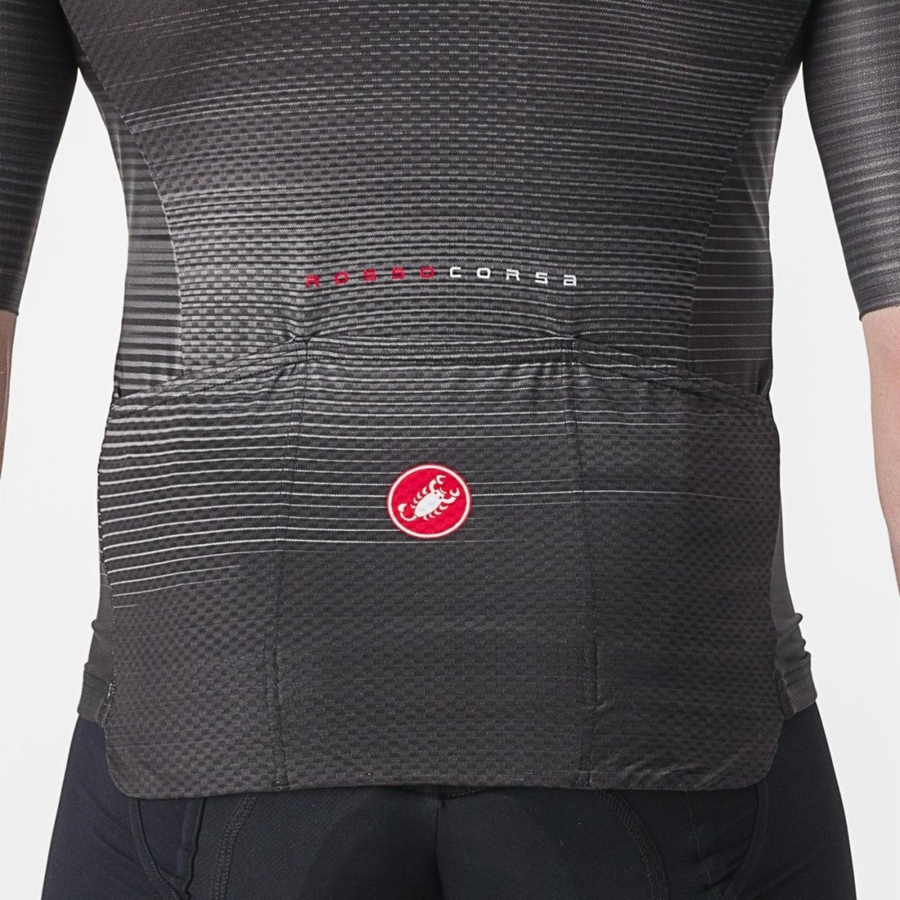 Black Men Castelli AERO RACE 6.0 Jersey | 935026-TXI