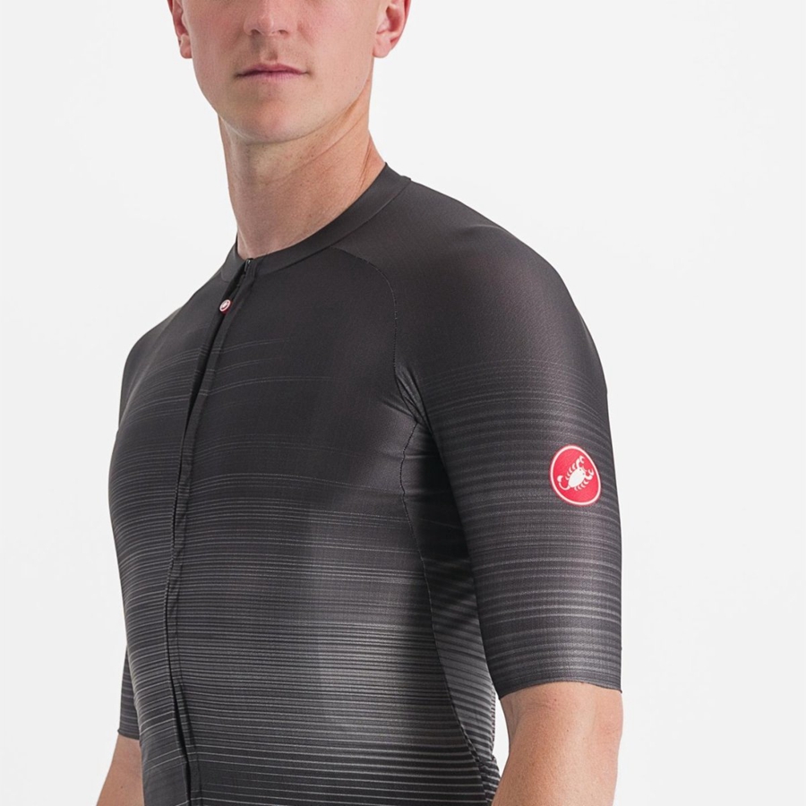 Black Men Castelli AERO RACE 6.0 Jersey | 935026-TXI