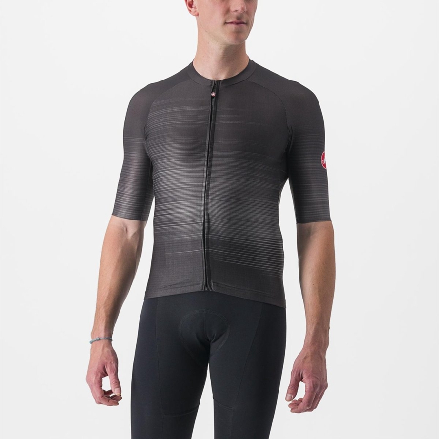 Black Men Castelli AERO RACE 6.0 Jersey | 935026-TXI