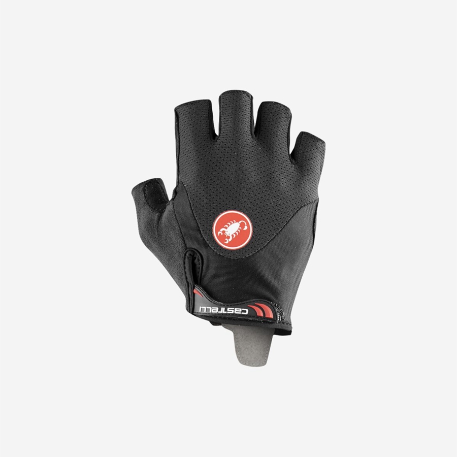 Black Men Castelli ARENBERG GEL 2 Gloves | 231596-JTU