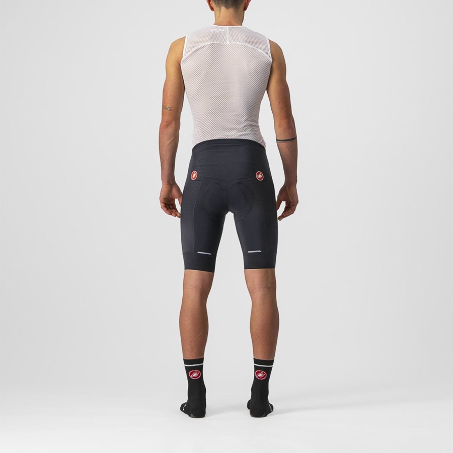 Black Men Castelli COMPETIZIONE Shorts | 682754-GQR