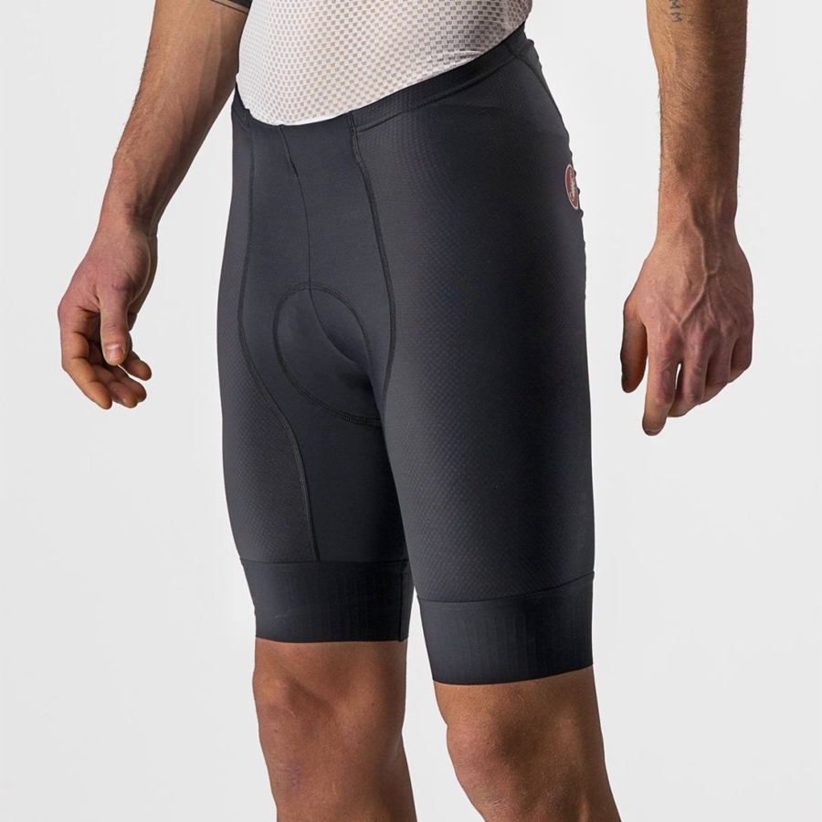 Black Men Castelli COMPETIZIONE Shorts | 682754-GQR