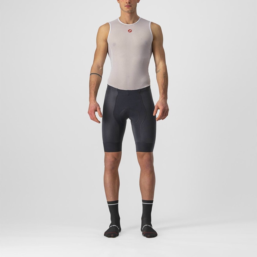 Black Men Castelli COMPETIZIONE Shorts | 682754-GQR