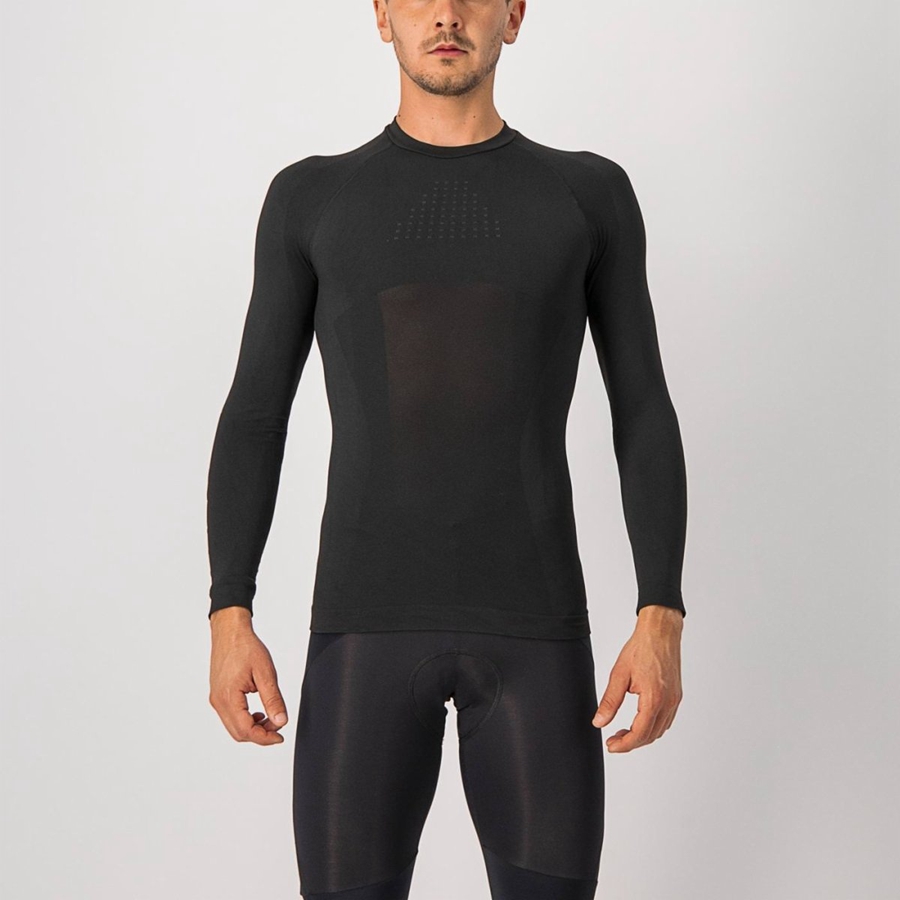 Black Men Castelli CORE SEAMLESS Base Layer | 058417-QBW