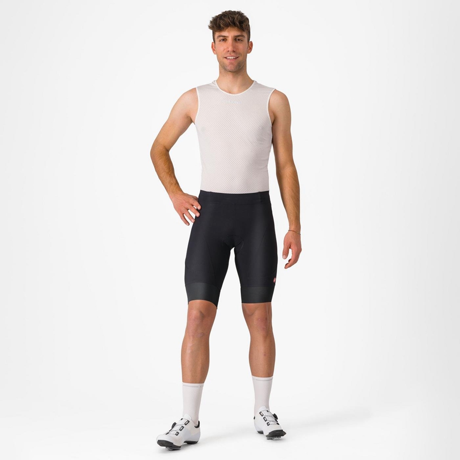 Black Men Castelli ENDURANCE 3 Shorts | 015467-QBR