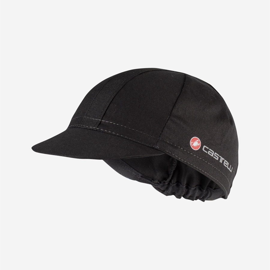 Black Men Castelli ENDURANCE Cap | 092567-EIO